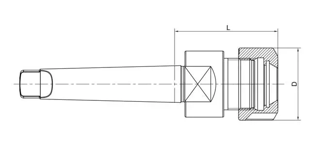 SPECIFICATION OF MORSE TAPER ER COLLET CHUCK