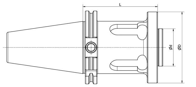 SPECIFICATION OF DIN 69871 BRIDGE BORING TOOL HOLDER