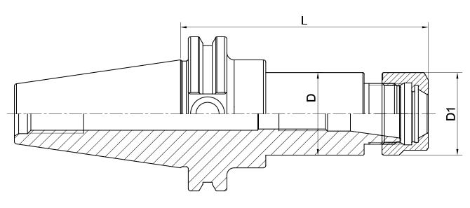 SPECIFICATION OF ER COLLET CHUCK WITH HEX NUT