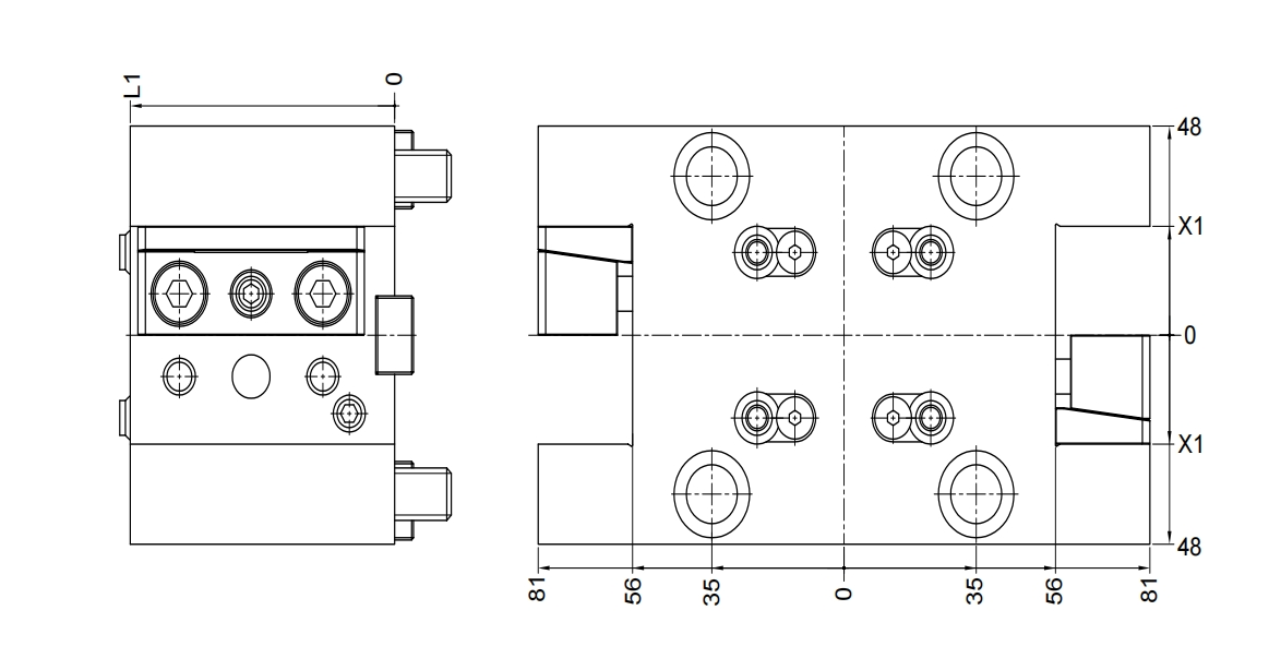 SPECIFICATION OF BMT Twin Turn Tool Holder, External Coolant