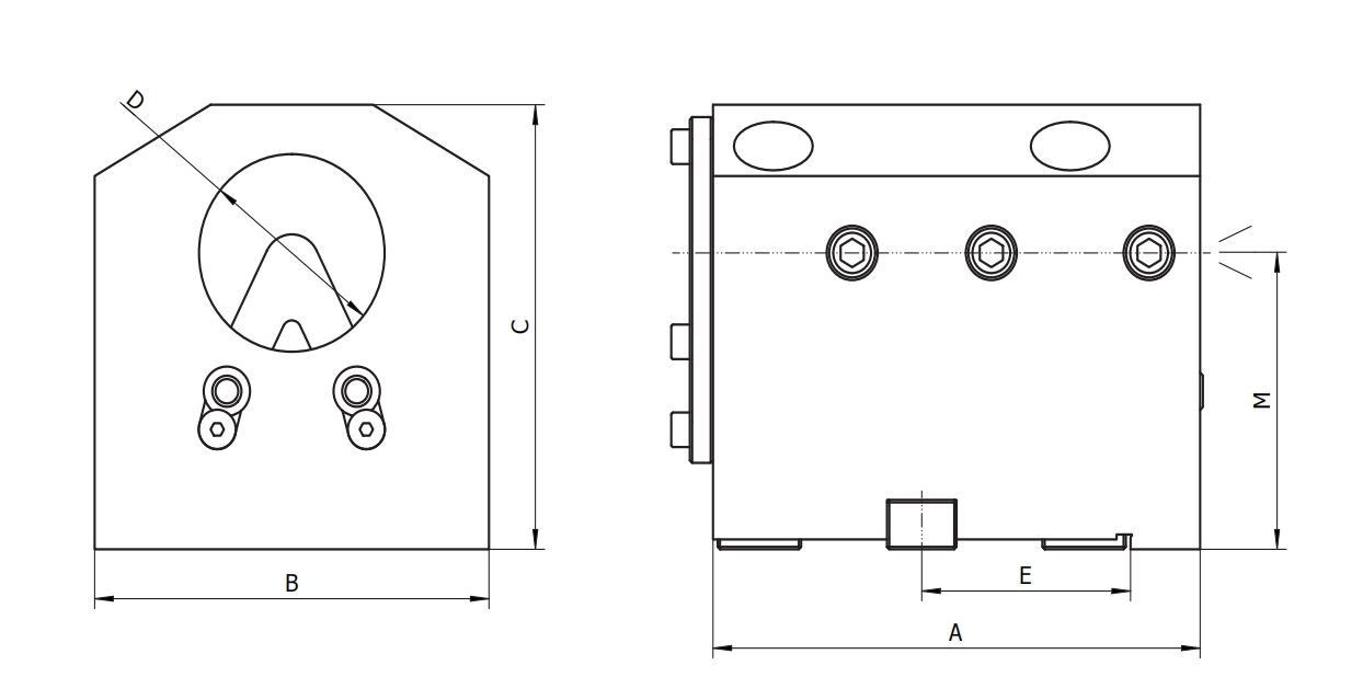 SPECIFICATION OF BMT Boring Bar Holder, Internal Coolant