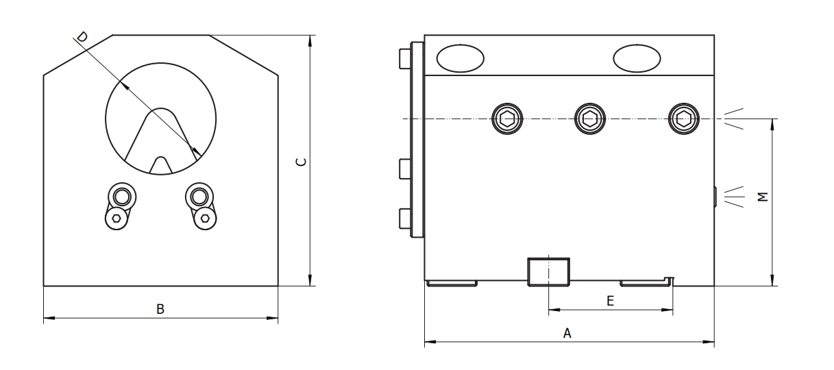 SPECIFICATION OF BMT Boring Bar Holder, External Coolant