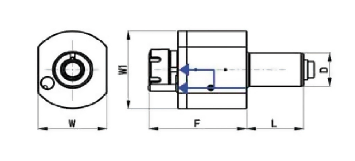 SPECIFICATION OF VDI AXIAL DRIVEN HEAD, DIN 5480