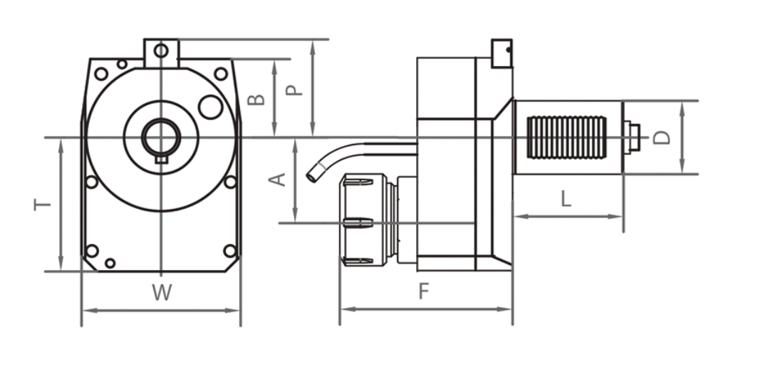 SPECIFICATION OF VDI AXIAL DRIVEN HEAD, OFFSET, DIN 5480