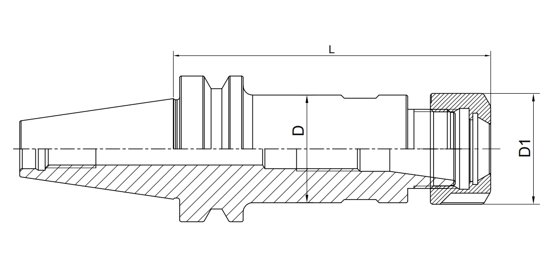 SPECIFICATION OF NBT ER COLLET CHUCK