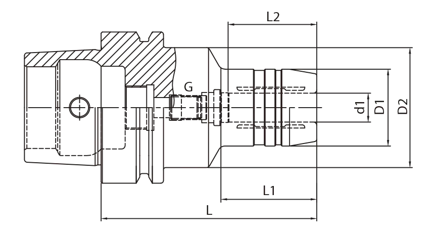 SPECIFICATION OF HSK-E HYDRAULIC CHUCK STANDARD