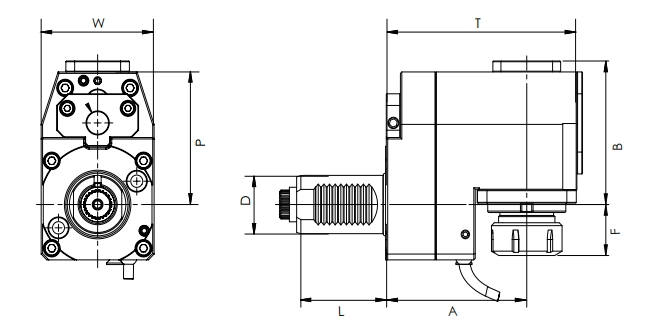 SPECIFICATION OF VDI RADIAL DRIVEN HEAD, OFFSET, DIN 5482