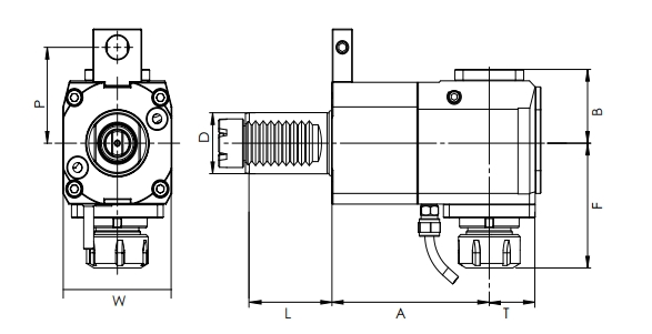SPECIFICATION OF VDI RADIAL DRIVEN HEAD, STEPPED HAAS