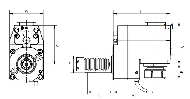 SPECIFICATION OF VDI RADIAL DRIVEN HEAD, OFFSET, TOEM