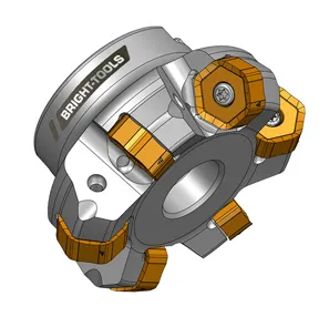Face Milling Cutter, 45° HNMX 0906