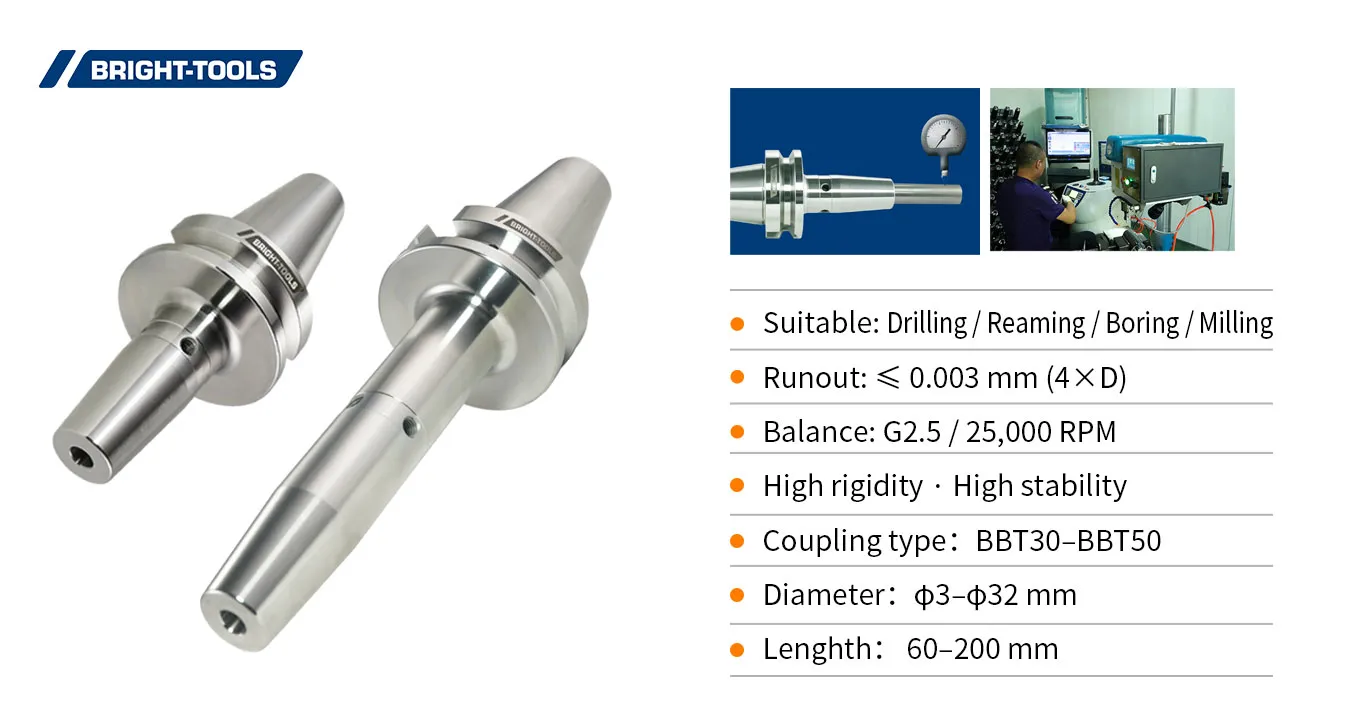 Bright Tools Shrink Fit Tool Holders