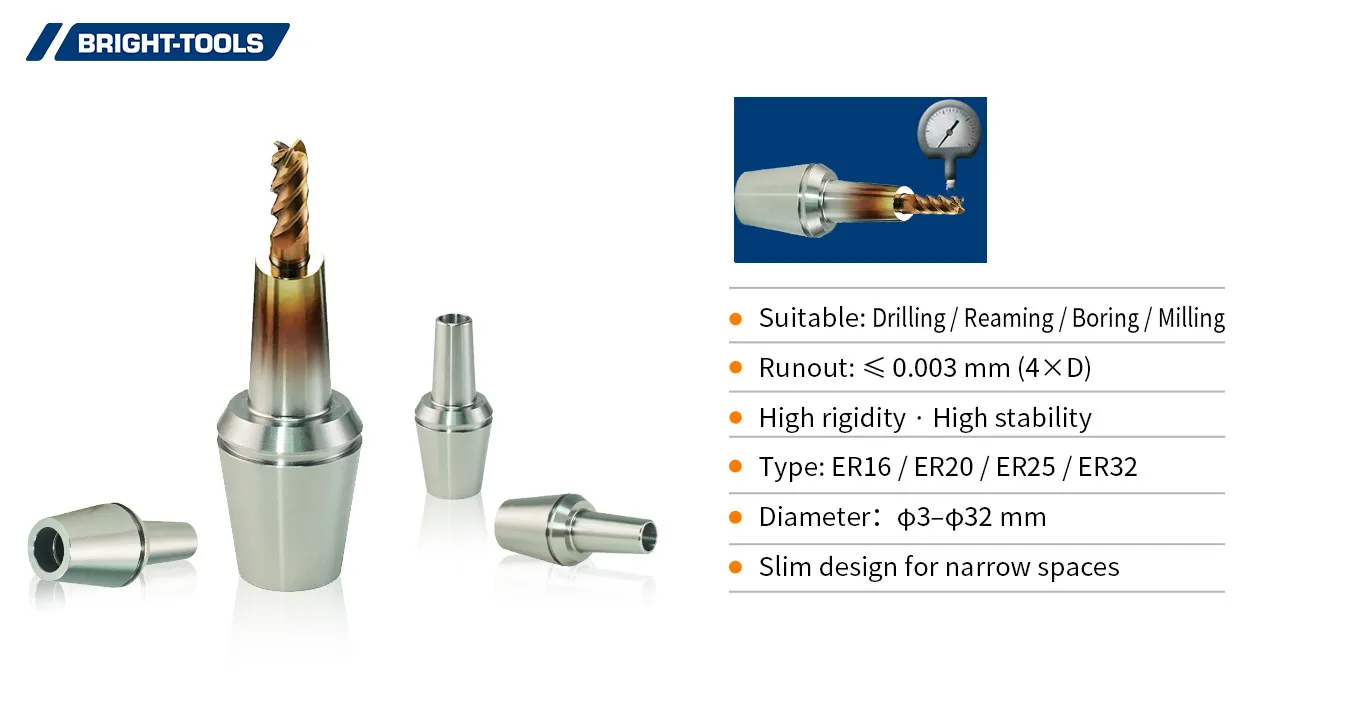 Shrink Fit Er Collet Extension of Heat Shrink Tooling Machine