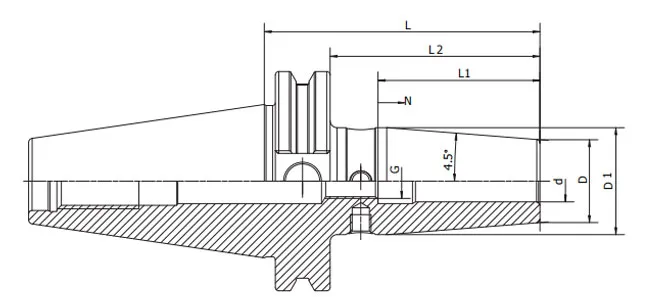 SPECIFICATION OF SK SHRINK FIT CHUCK 4.5°