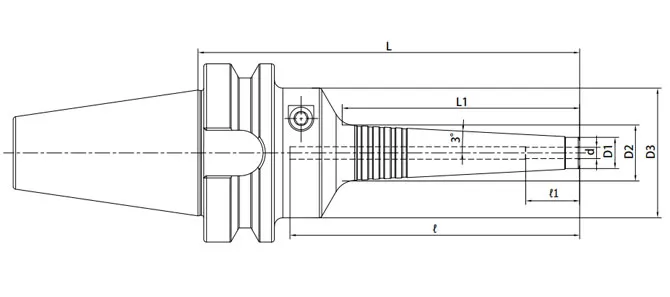 SPECIFICATION OF BT HYDRAULIC CHUCK, SLIM