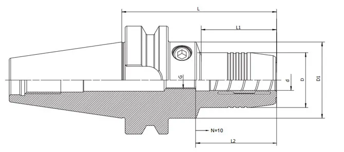 SPECIFICATION OF BT HYDRAULIC CHUCK STANDARD