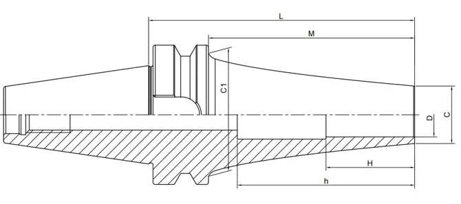 SPECIFICATION OF BT SHRINK CHUCK, CURVED
