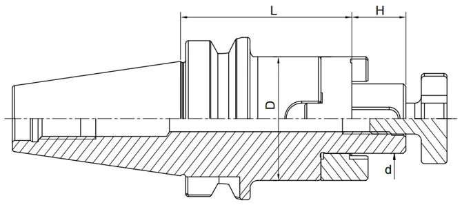 SPECIFICATION OF BBT COMBI SHELL MILL HOLDERS
