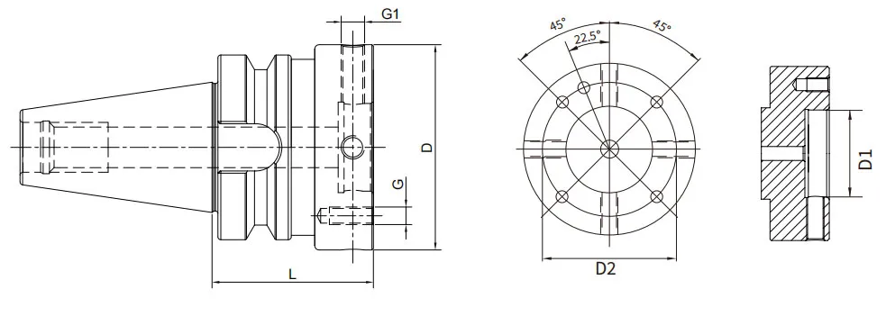 SPECIFICATION OF BBT RUNOUT ADJUSTABLE FLANGE ADAPTER