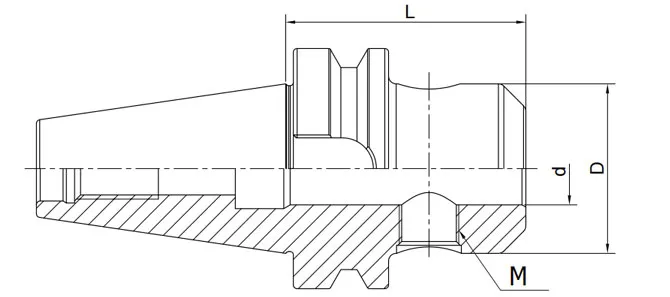 SPECIFICATION OF END MILL HOLDER WELDON