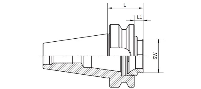 SPECIFICATION OF ER COLLET CHUCK SHORT