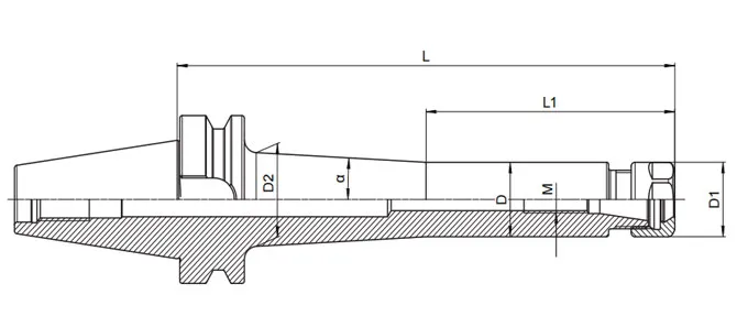 SPECIFICATION OF ER COLLET CHUCK WITH HEX NUT
