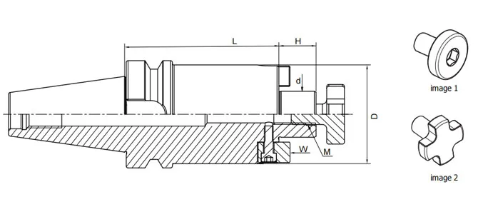 SPECIFICATION OF FACE MILL HOLDERS