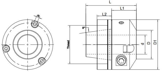 SPECIFICATION OF HYDRAULIC ER COLLET