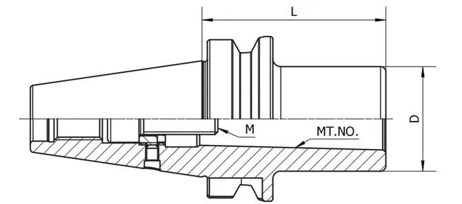 SPECIFICATION OF MORSE TAPER ADAPTER WITH DRAWBAR
