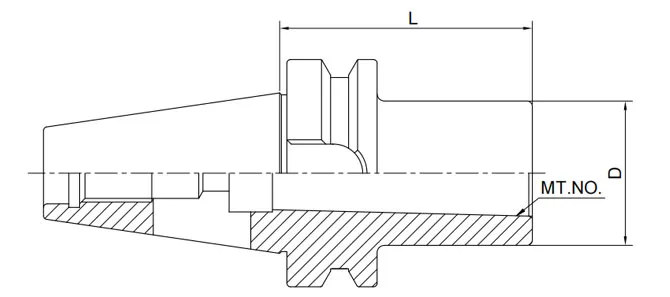 SPECIFICATION OF MORSE TAPER ADAPTER WITH TANG