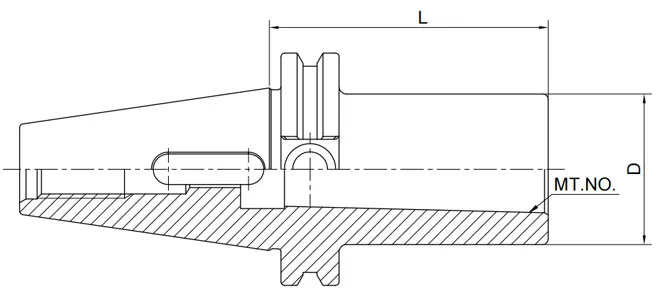 SPCIFICATION OF ANSI B5.50 MORSE TAPER ADAPTER WITH TANG