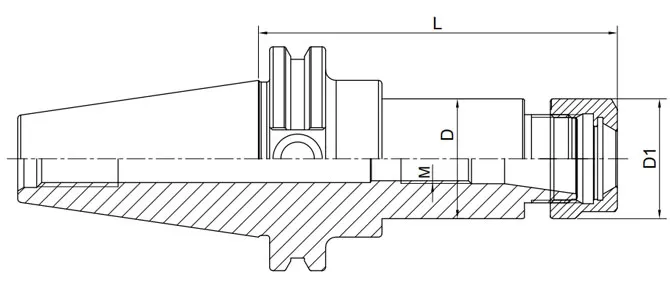SPECIFICATION OF ANSI B5.50 ER COLLET CHUCK WITH HEX NUT
