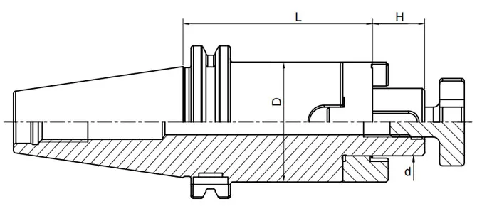 SPECIFICATION OF DIN 69871 COMBI SHELL MILL HOLDER