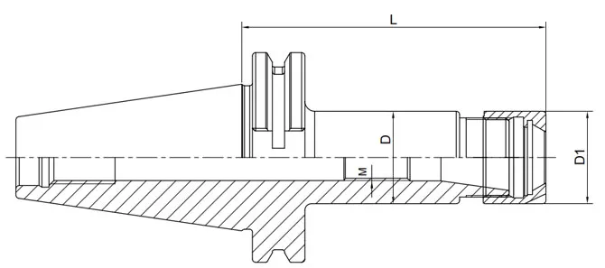 SPECIFICATION OF DIN 69871 ER COLLET CHUCK WITH MINI NUT