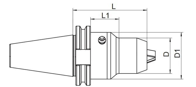 SPECIFICATION OF DIN 69871 PRECISION DRILL CHUCK HOLDER