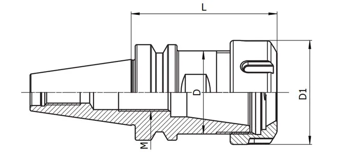 SPECIFICATION OF NBT ER COLLET CHUCK