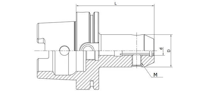 SPECIFICATION OF DIN 69893 END MILL HOLDER WITH COOLANT CHANNELS