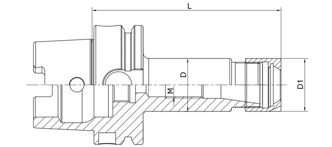 SPECIFICATION OF DIN 69893 ER COLLET CHUCK WITH MINI NUT