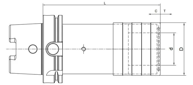 SPECIFICATION OF DIN 69893 QUICK CHANGE TAPPING CHUCK WITH LENGTH COMPENSATION