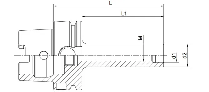 SPECIFICATION OF DIN 69893 SCREW-IN MILLING CUTTER HOLDER, STRAIGHT