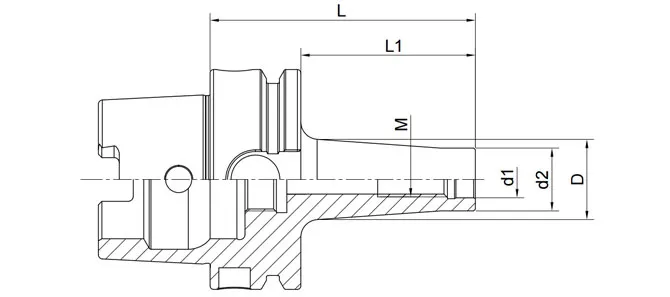 SPECIFICATION OF DIN 69893 SCREW-IN MILLING CUTTER HOLDER