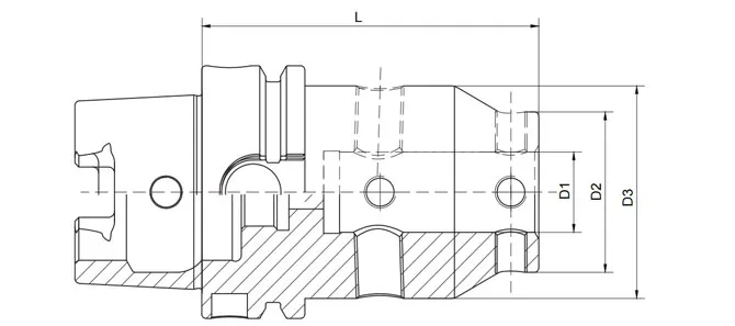 SPECIFICATION OF DIN 69893 UM ADJUSTABLE TOOL HOLDER