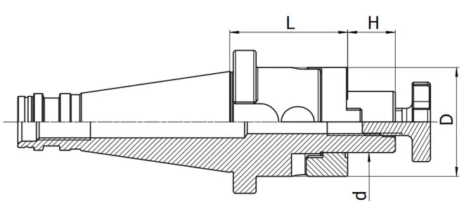 SPECIFICATION OF DIN2080 COMBI SHELL MILL HOLDER