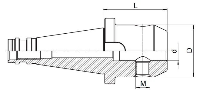 SPECIFICATION OF DIN2080 WELDON END MILL HOLDERS