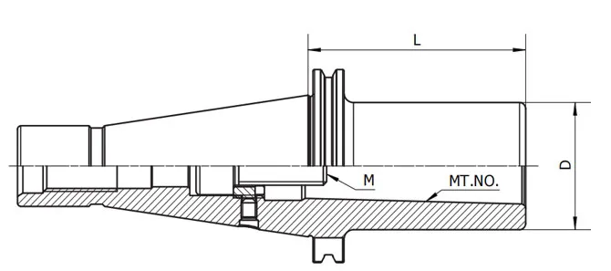 SPECIFICATION OF GOST 25827-93 MORSE TAPER ADAPTER WITH DRAWBAR