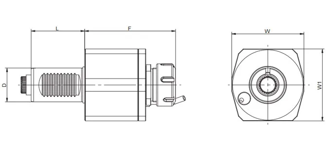 SPECIFICATION OF VDI AXIAL DRIVEN HEAD, DIN 5480