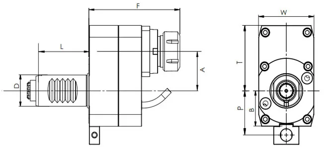 SPECIFICATION OF VDI AXIAL DRIVEN HEAD, OFFSET, DIN 5480