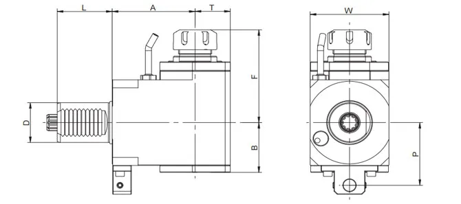 SPECIFICATION OF VDI RADIAL DRIVEN HEAD, DIN 5482