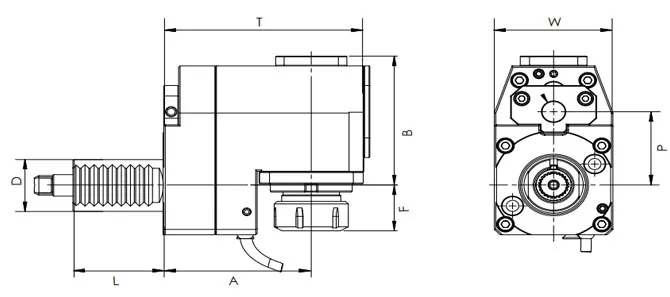 SPECIFICATION OF VDI RADIAL DRIVEN HEAD, OFFSET, DIN 1809