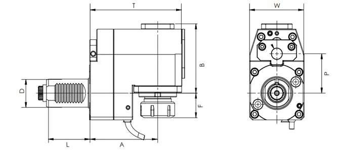 SPECIFICATION OF VDI RADIAL DRIVEN HEAD, OFFSET, DIN 5482